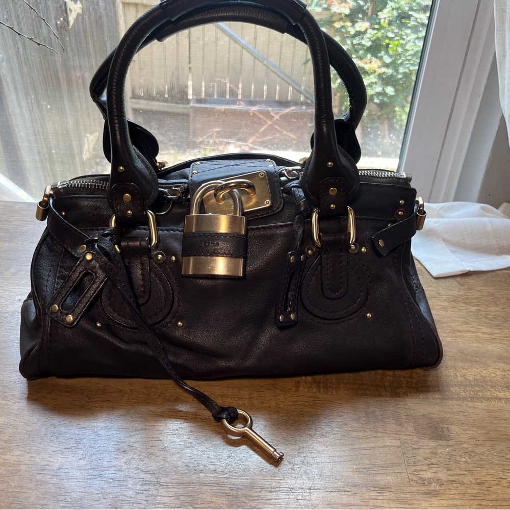 Dark brown Chloé Paddington bag